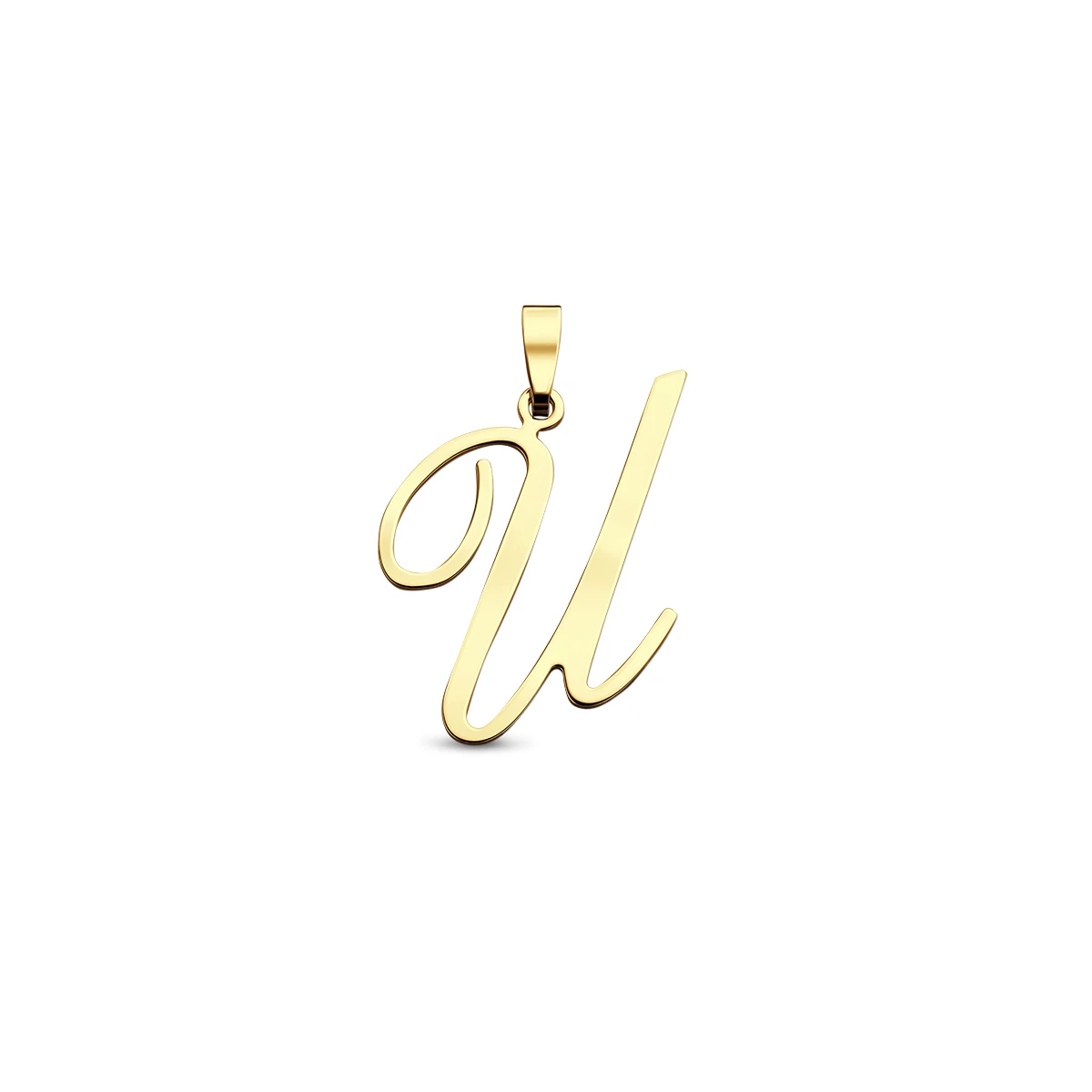 hanger letter 14K geelgoud