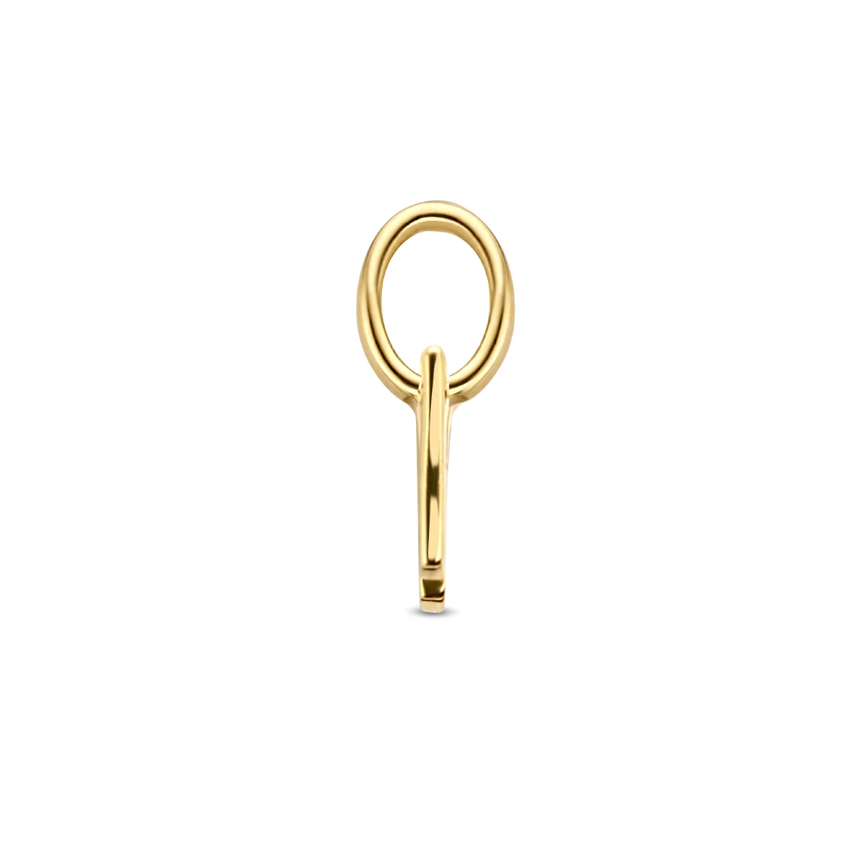 hanger letter 14K geelgoud