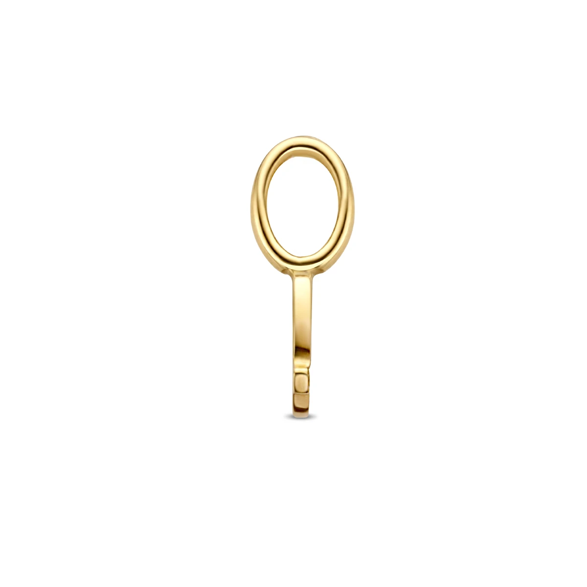 hanger letter 14K geelgoud