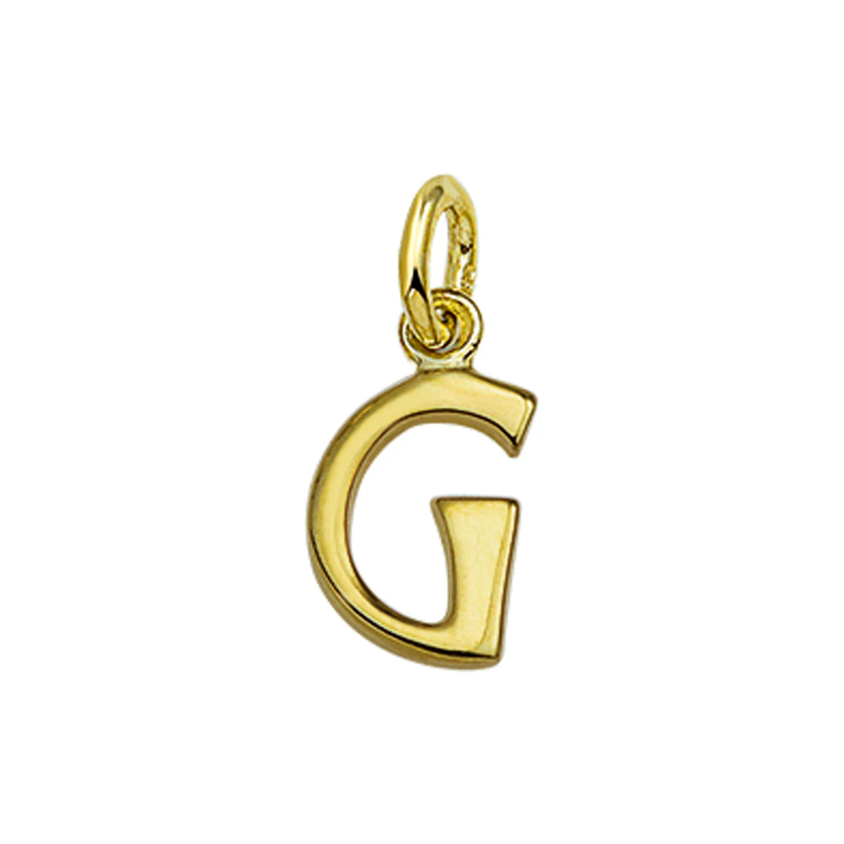 hanger letter 14K geelgoud