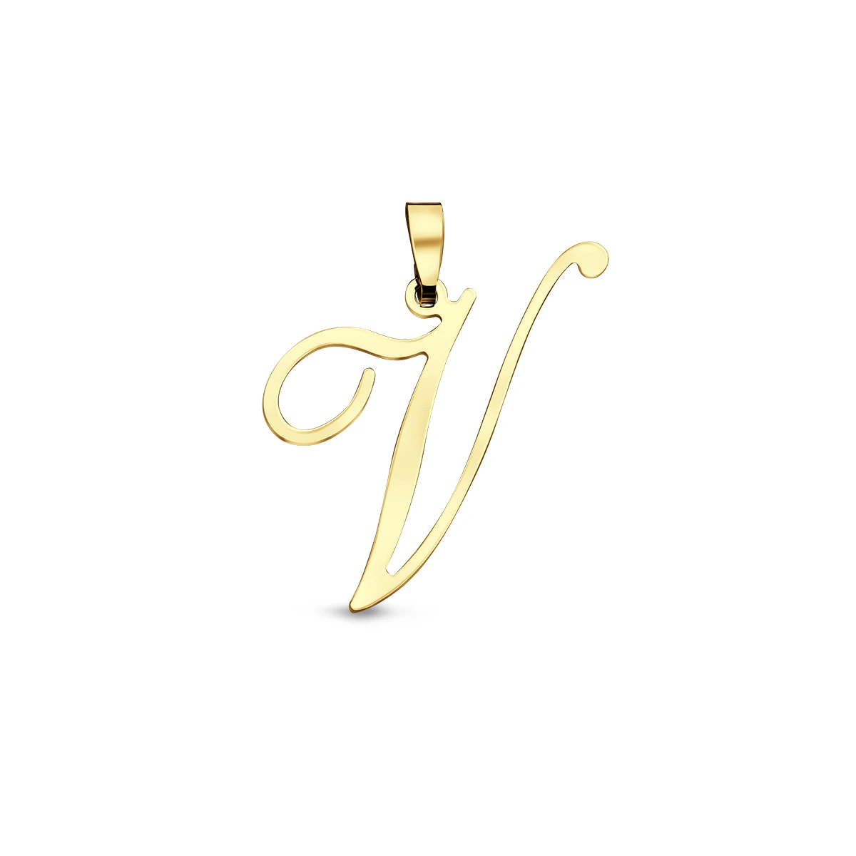 hanger letter 14K geelgoud