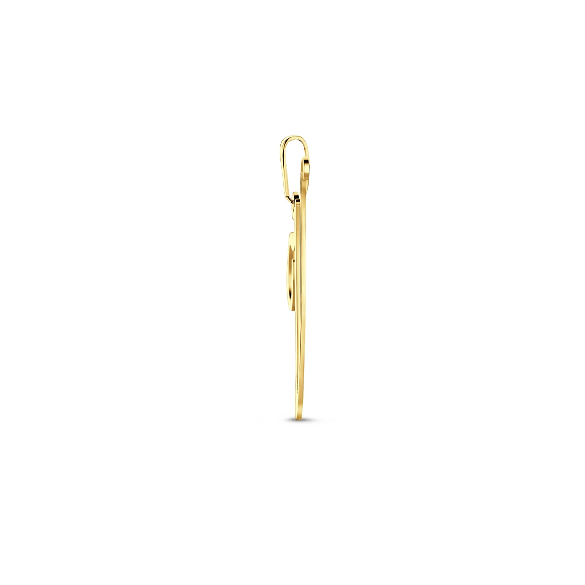 hanger letter 14K geelgoud