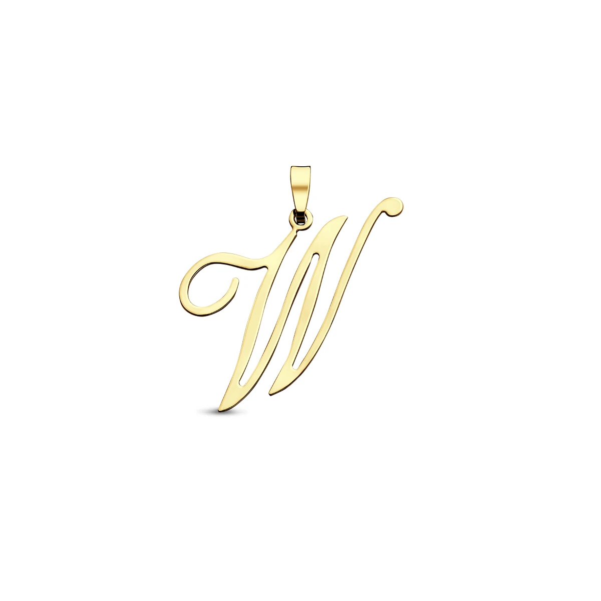 hanger letter 14K geelgoud