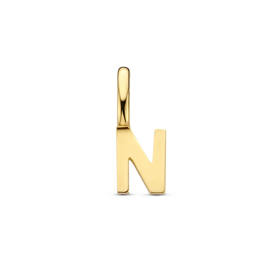 hanger letter 14K geelgoud