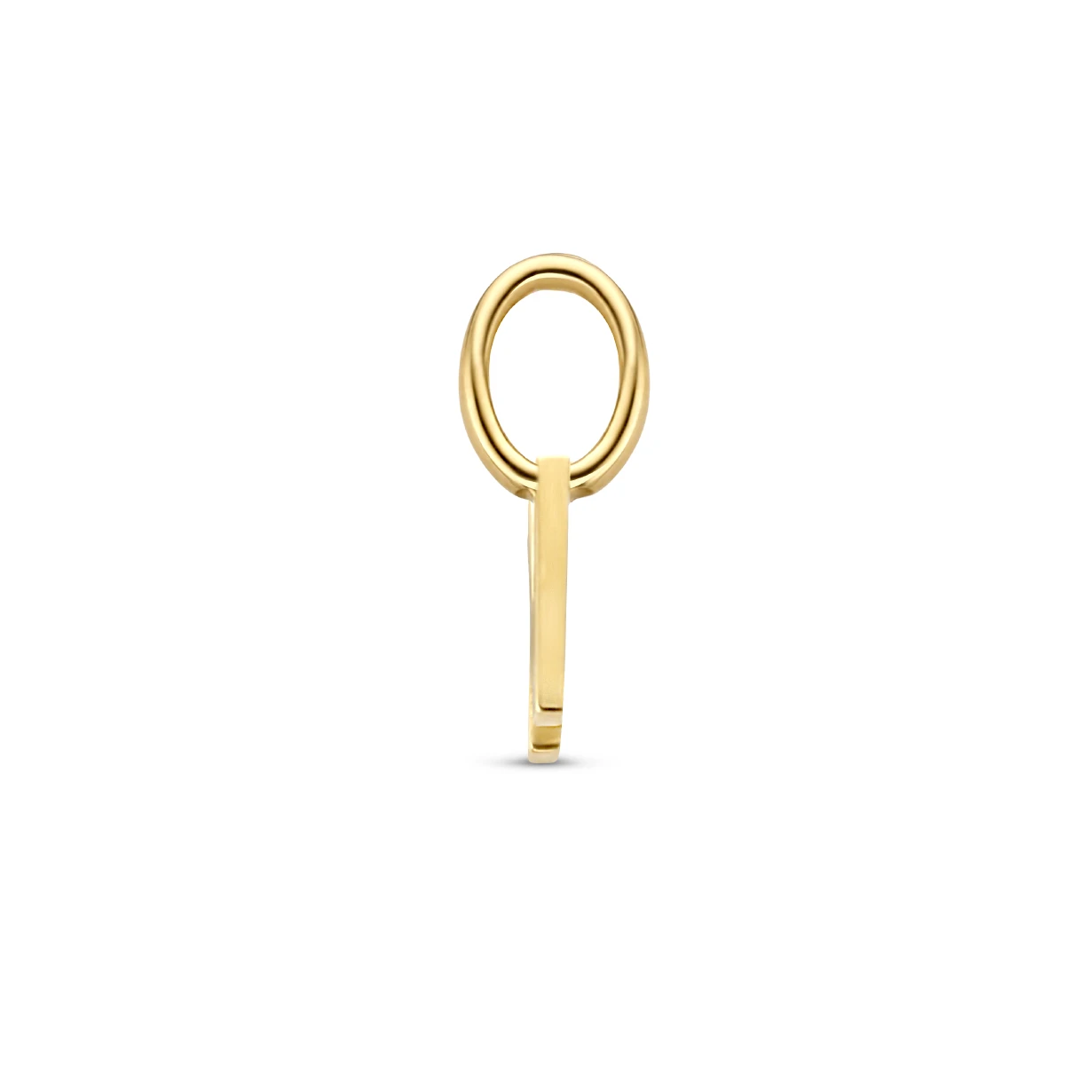 hanger letter 14K geelgoud