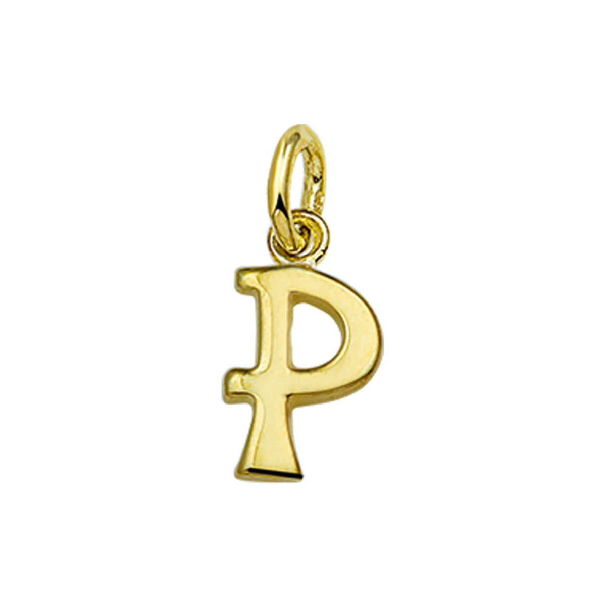 hanger letter 14K geelgoud