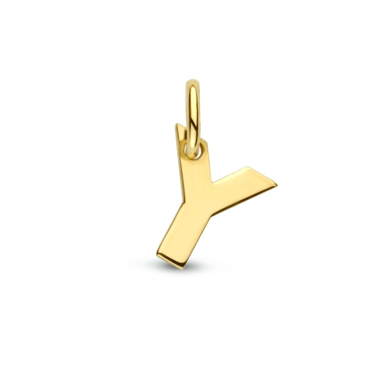 hanger letter 14K geelgoud