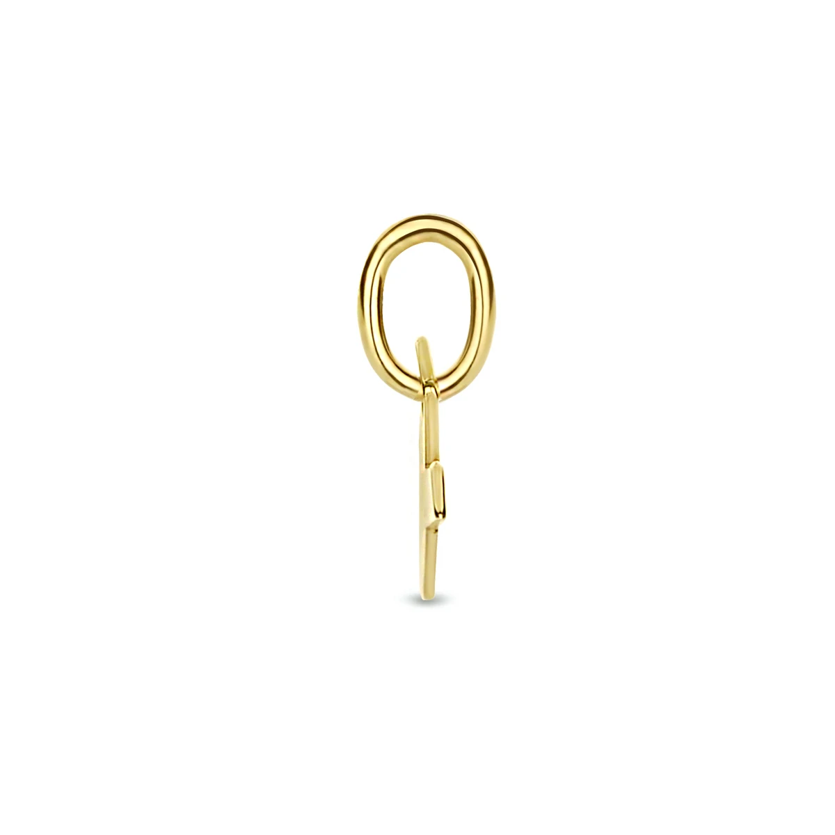 hanger letter 14K geelgoud