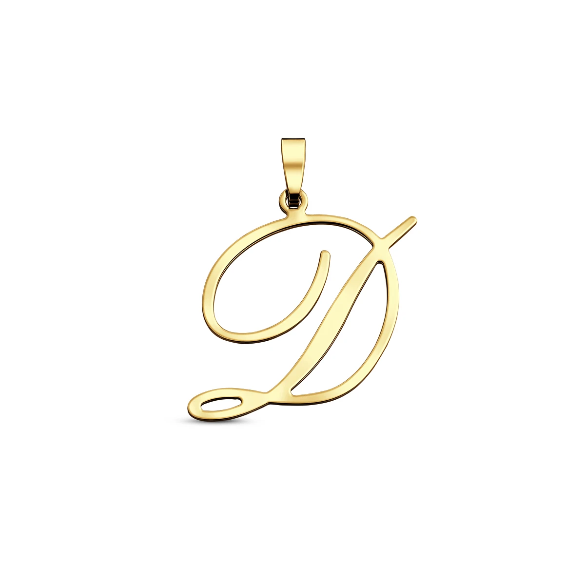 hanger letter 14K geelgoud