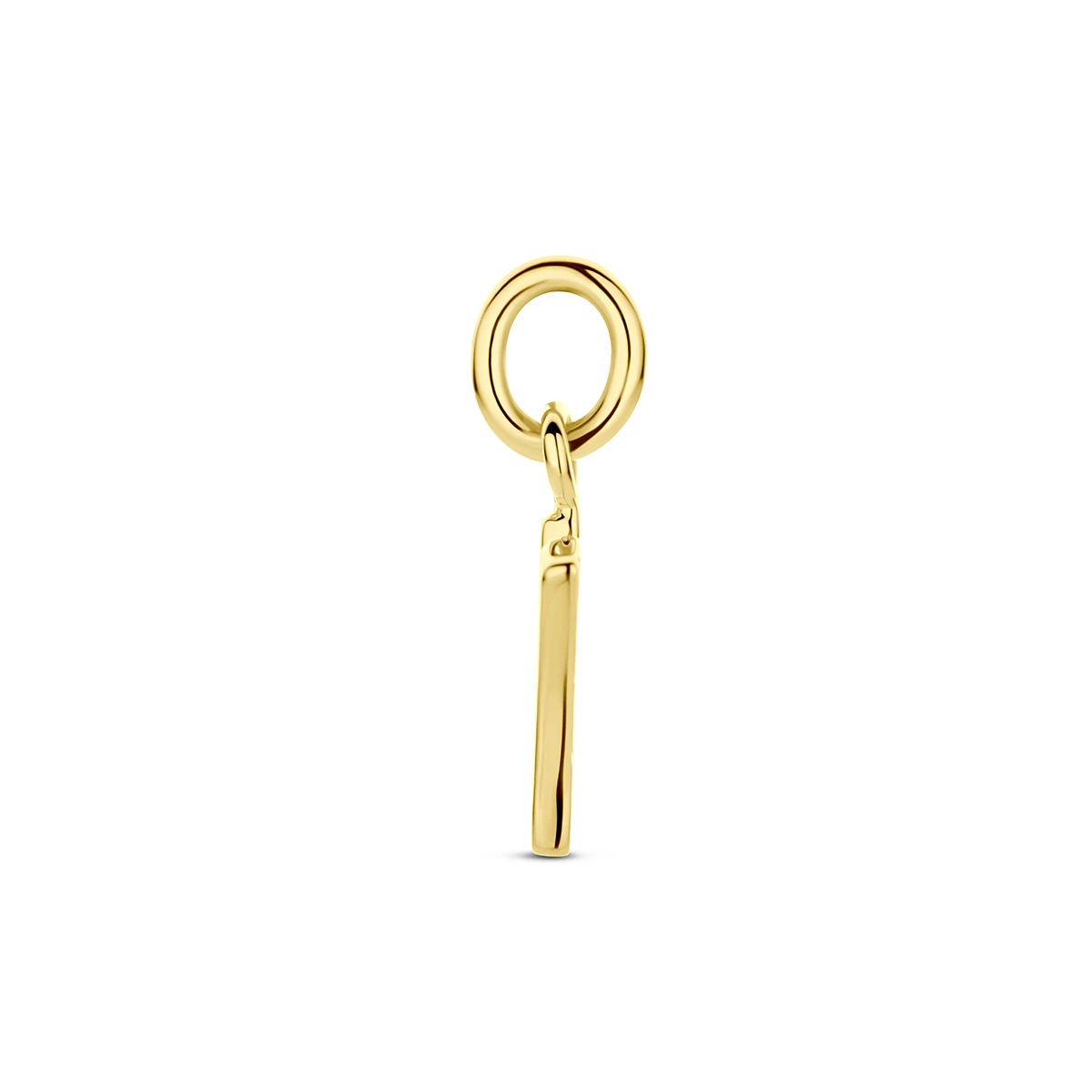 hanger letter 14K geelgoud