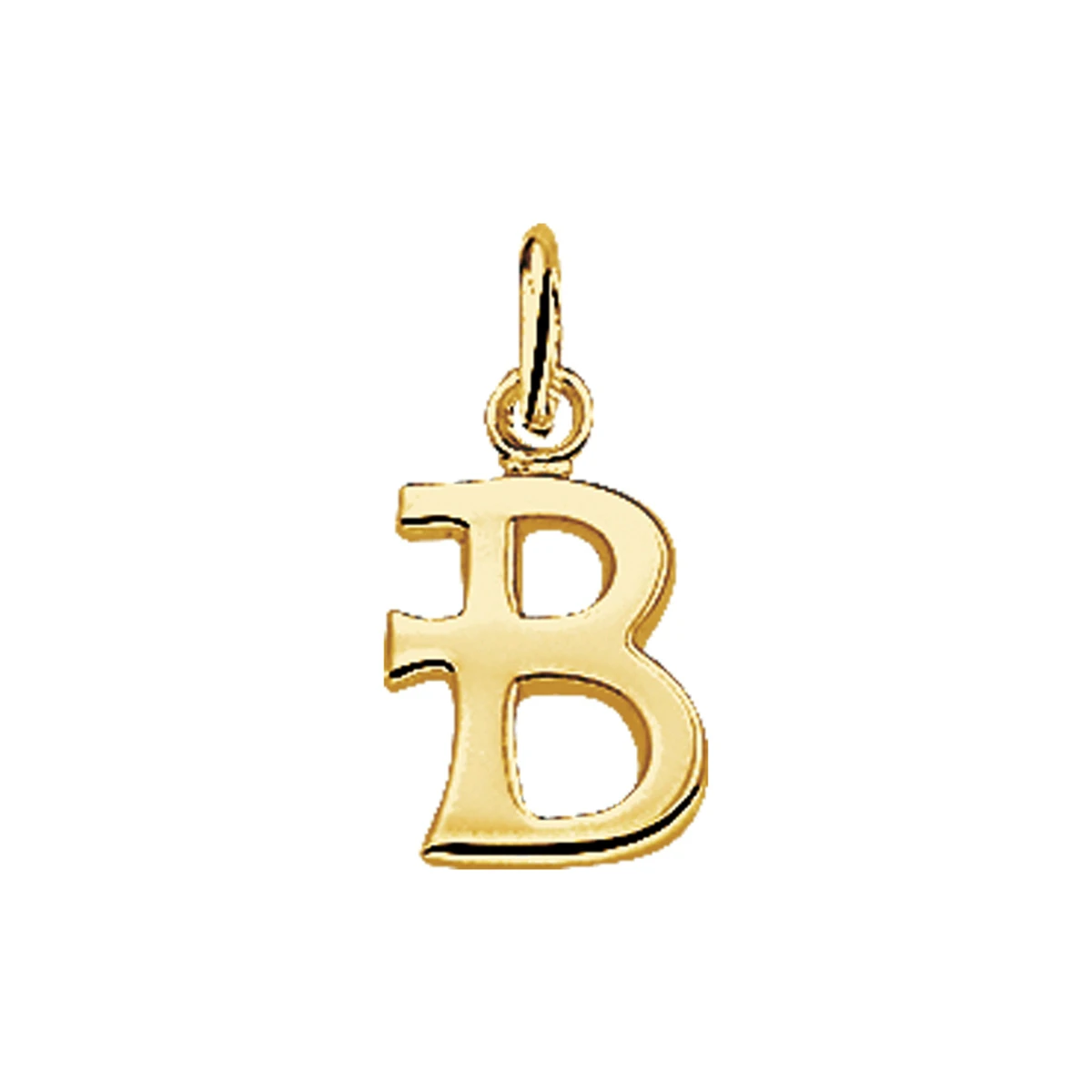 hanger letter b 14K geelgoud