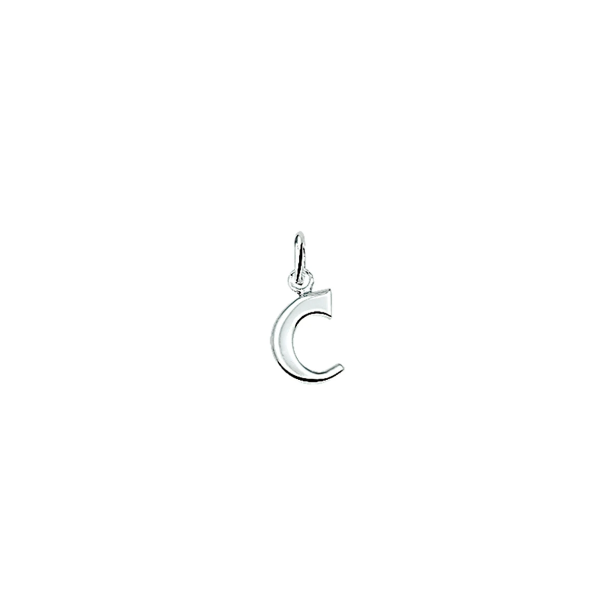 hanger letter c zilver gerhodineerd