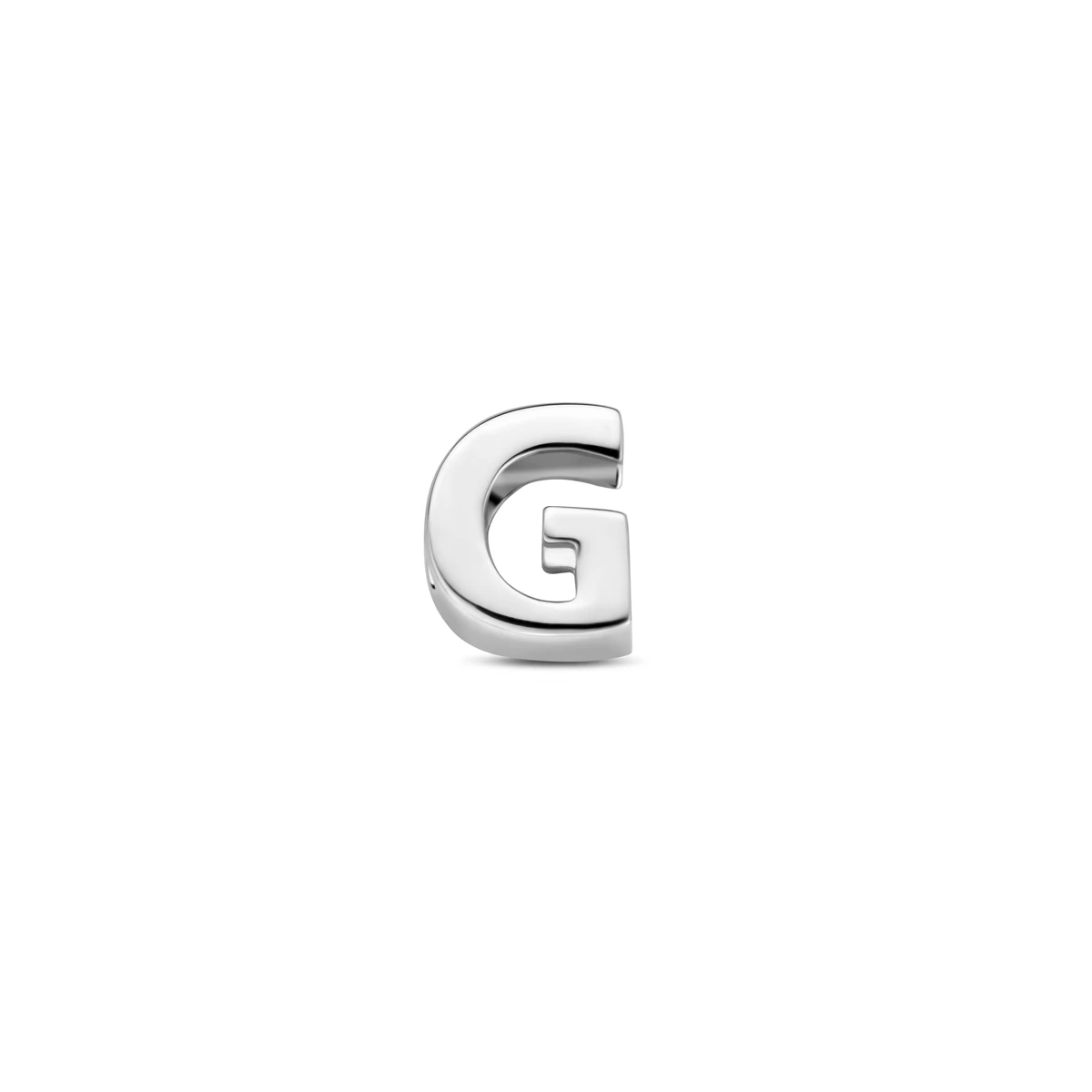 hanger letter G zilver gerhodineerd
