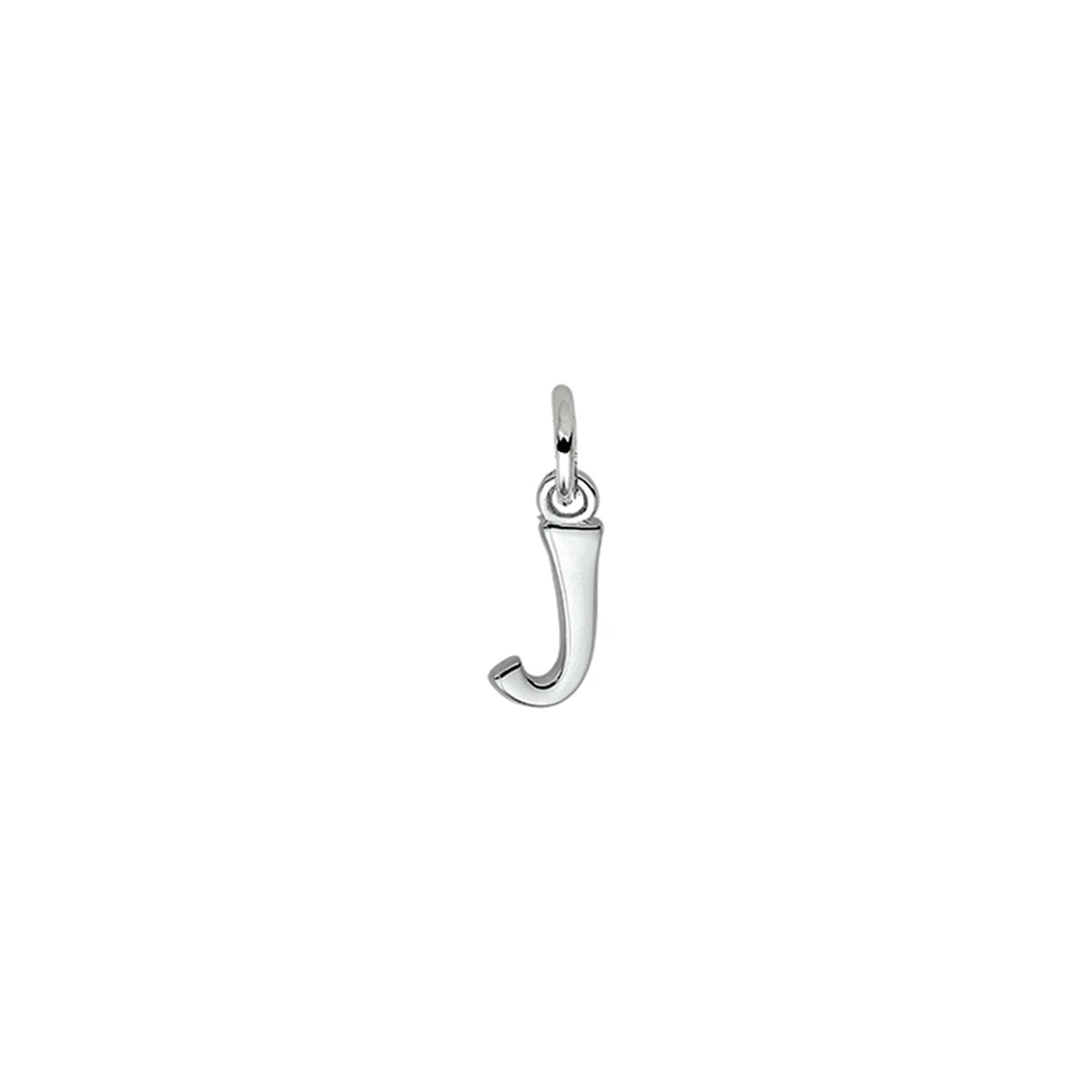 hanger letter j zilver gerhodineerd