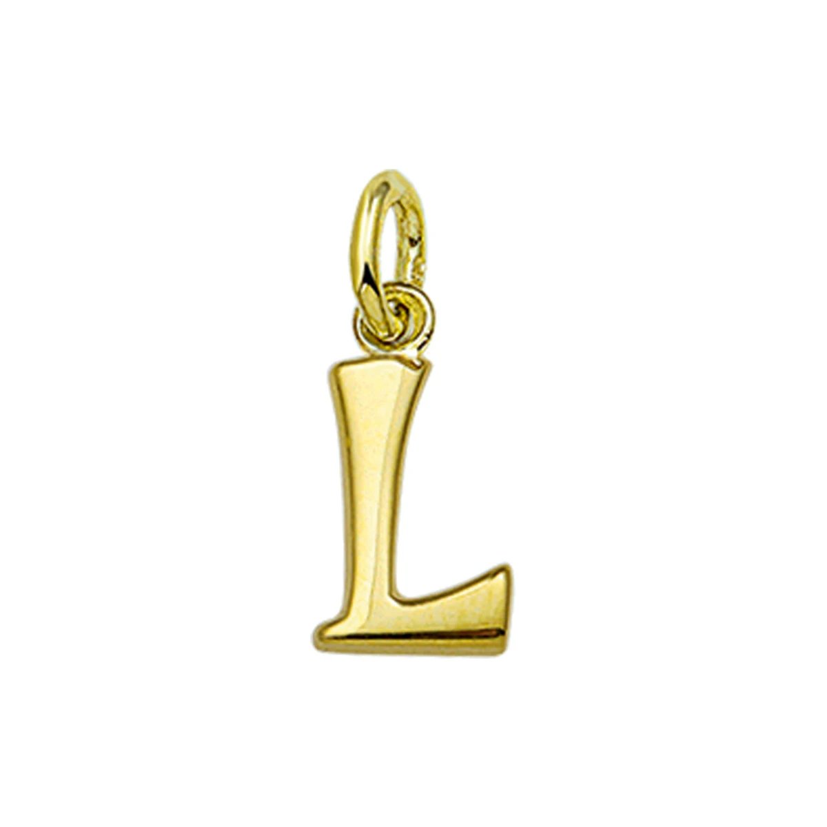 hanger letter l 14K geelgoud