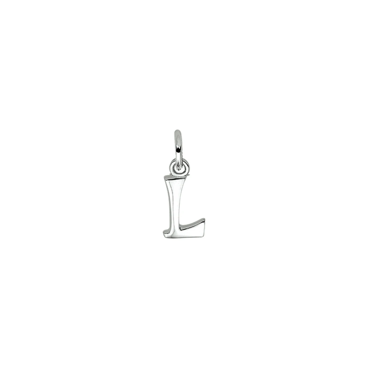 hanger letter l zilver gerhodineerd