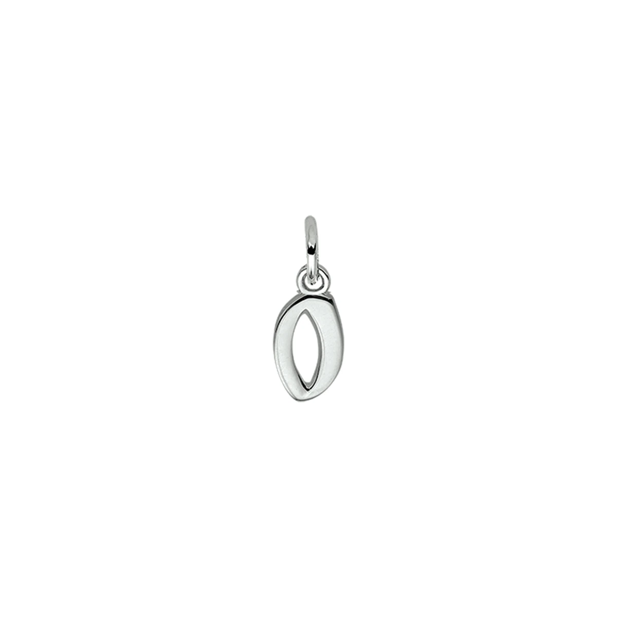 hanger letter o zilver gerhodineerd