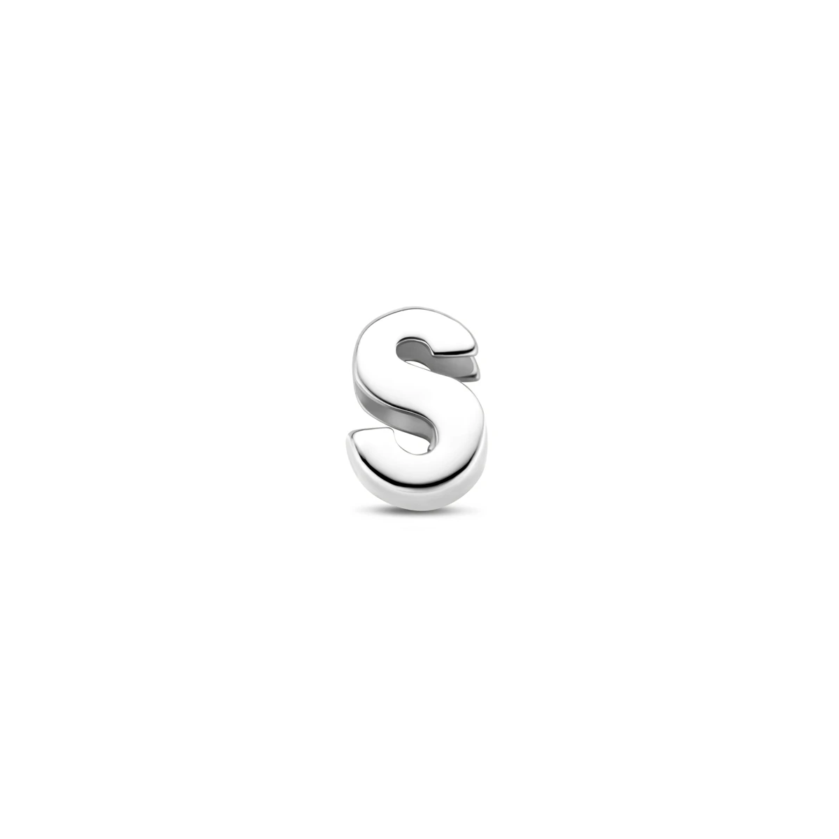 hanger letter S zilver gerhodineerd