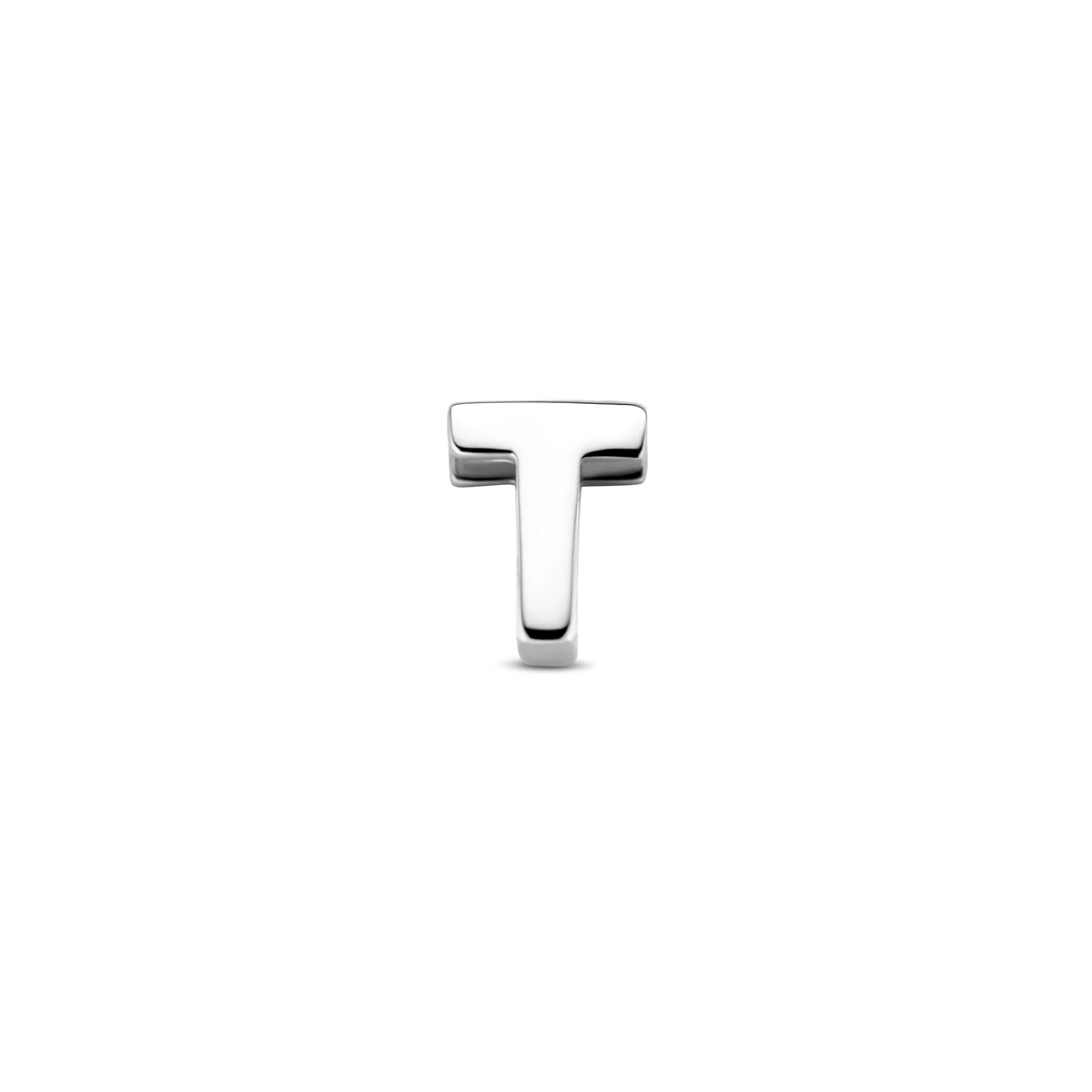 hanger letter T zilver gerhodineerd