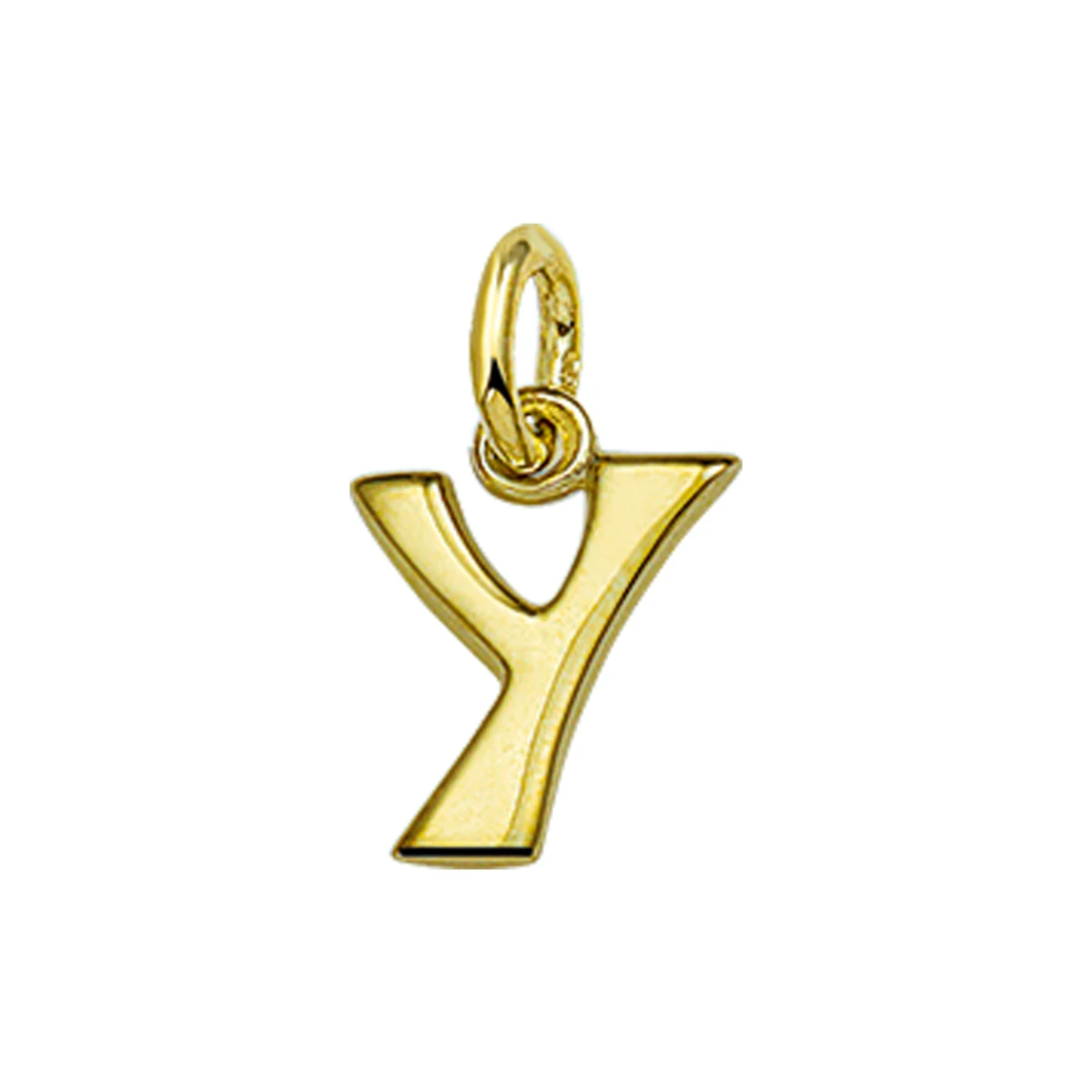 hanger letter y 14K geelgoud