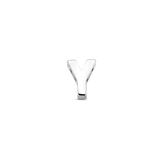 hanger letter Y zilver gerhodineerd