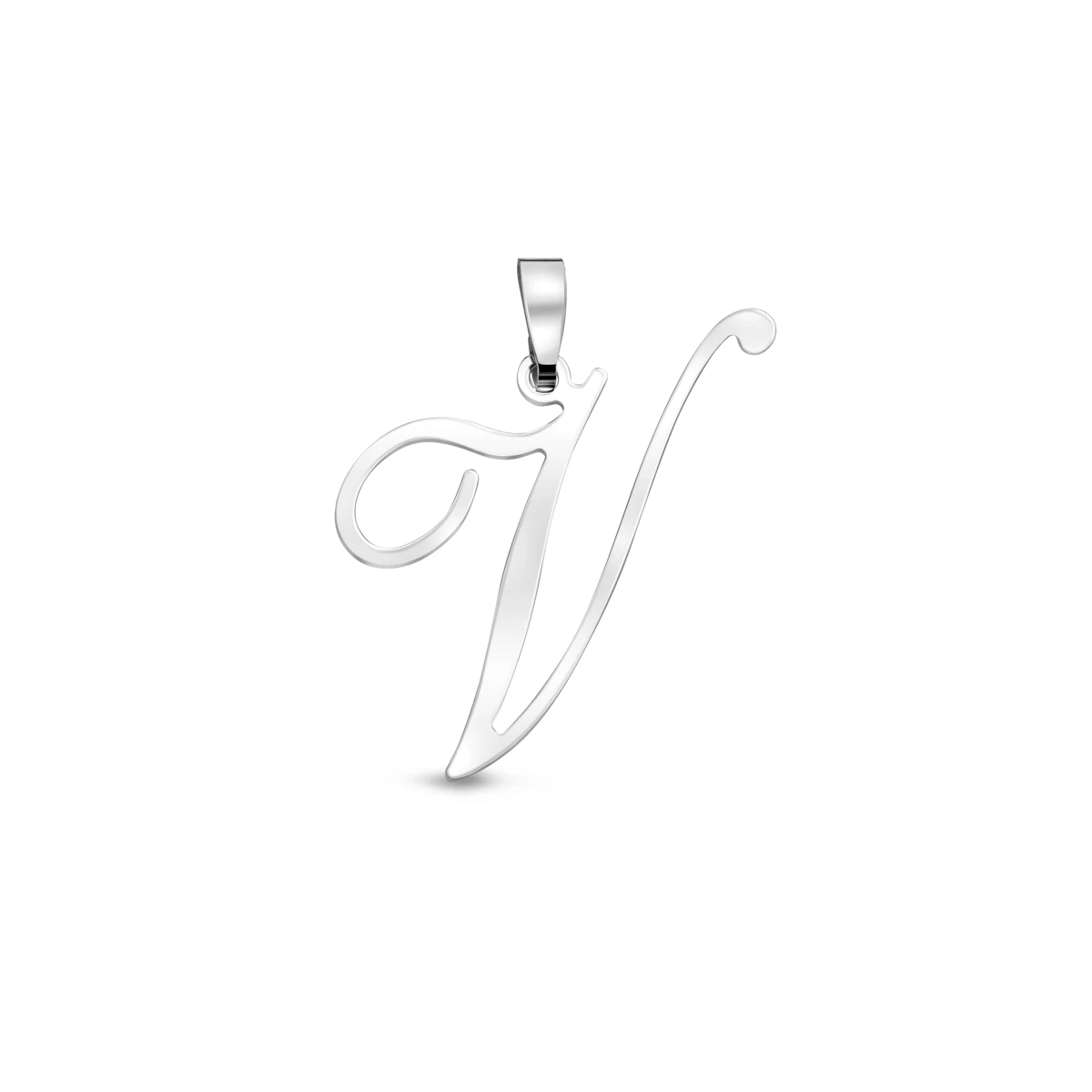 hanger letter zilver gerhodineerd