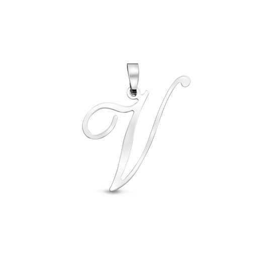 hanger letter zilver gerhodineerd