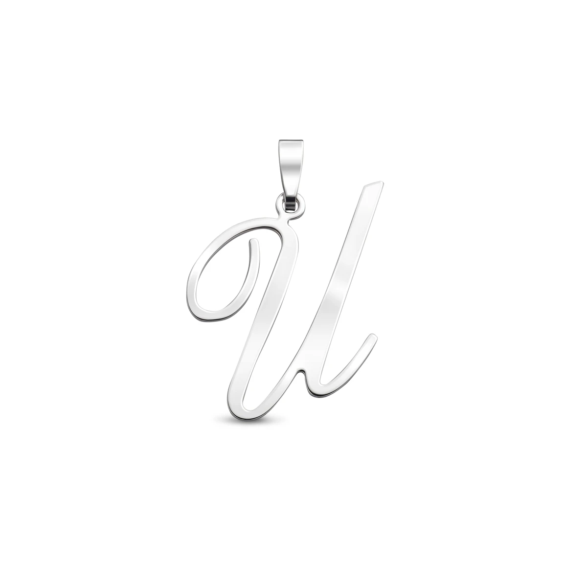 hanger letter zilver gerhodineerd