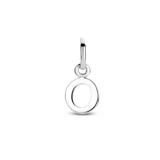 hanger letter zilver gerhodineerd