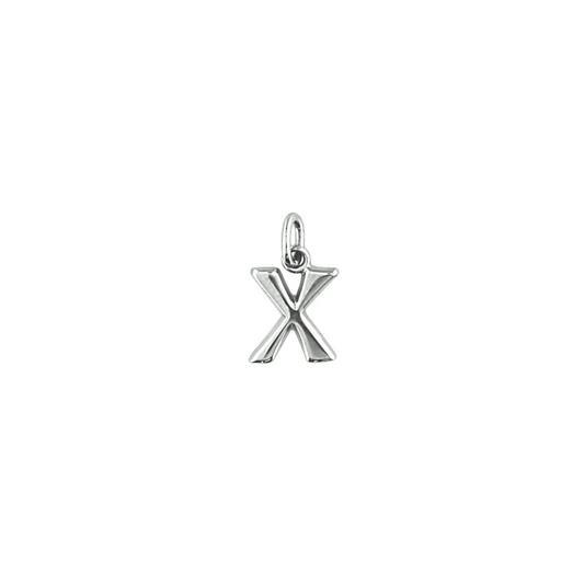 hanger letter zilver gerhodineerd