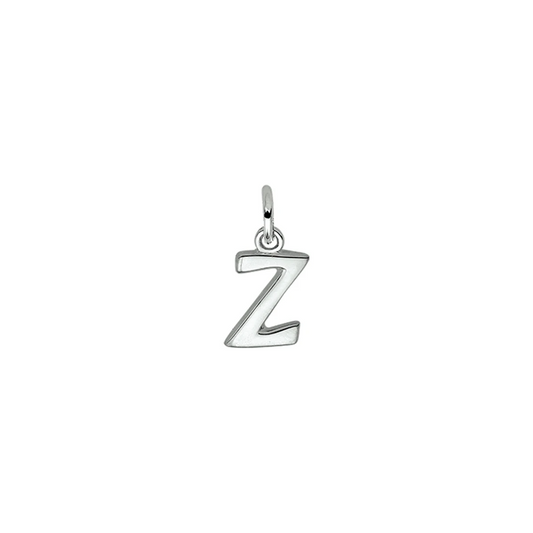 hanger letter zilver gerhodineerd