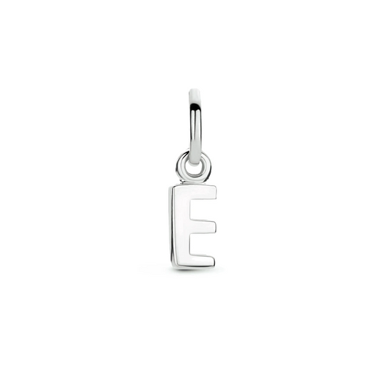 hanger letter zilver gerhodineerd