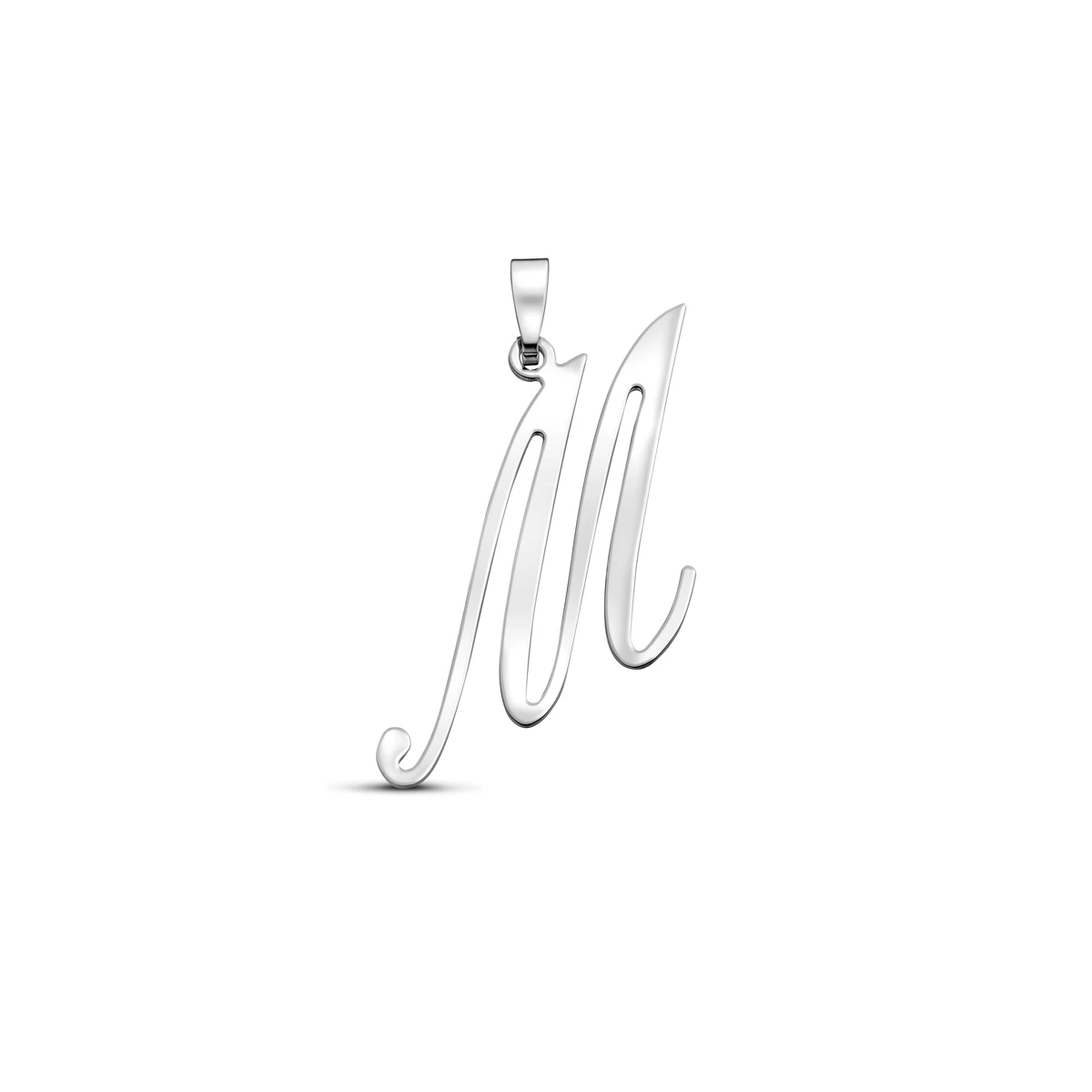 hanger letter zilver gerhodineerd