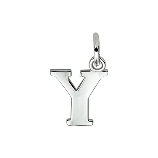 hanger letter zilver gerhodineerd