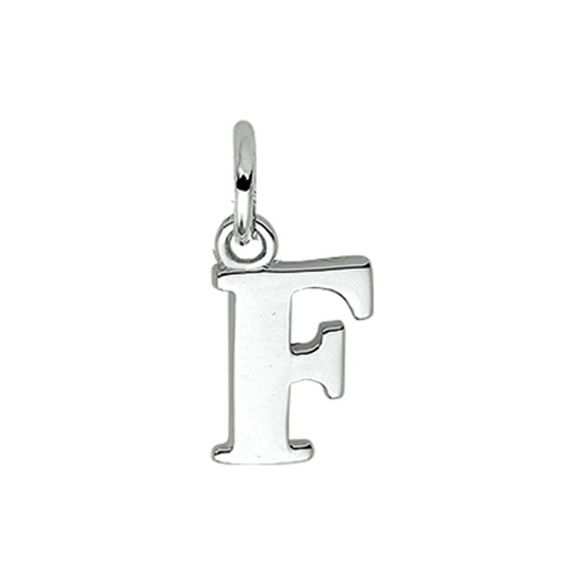 hanger letter zilver gerhodineerd
