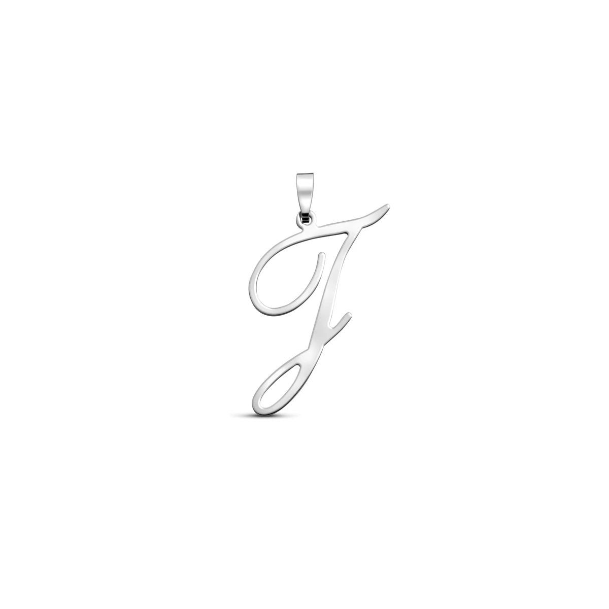 hanger letter zilver gerhodineerd