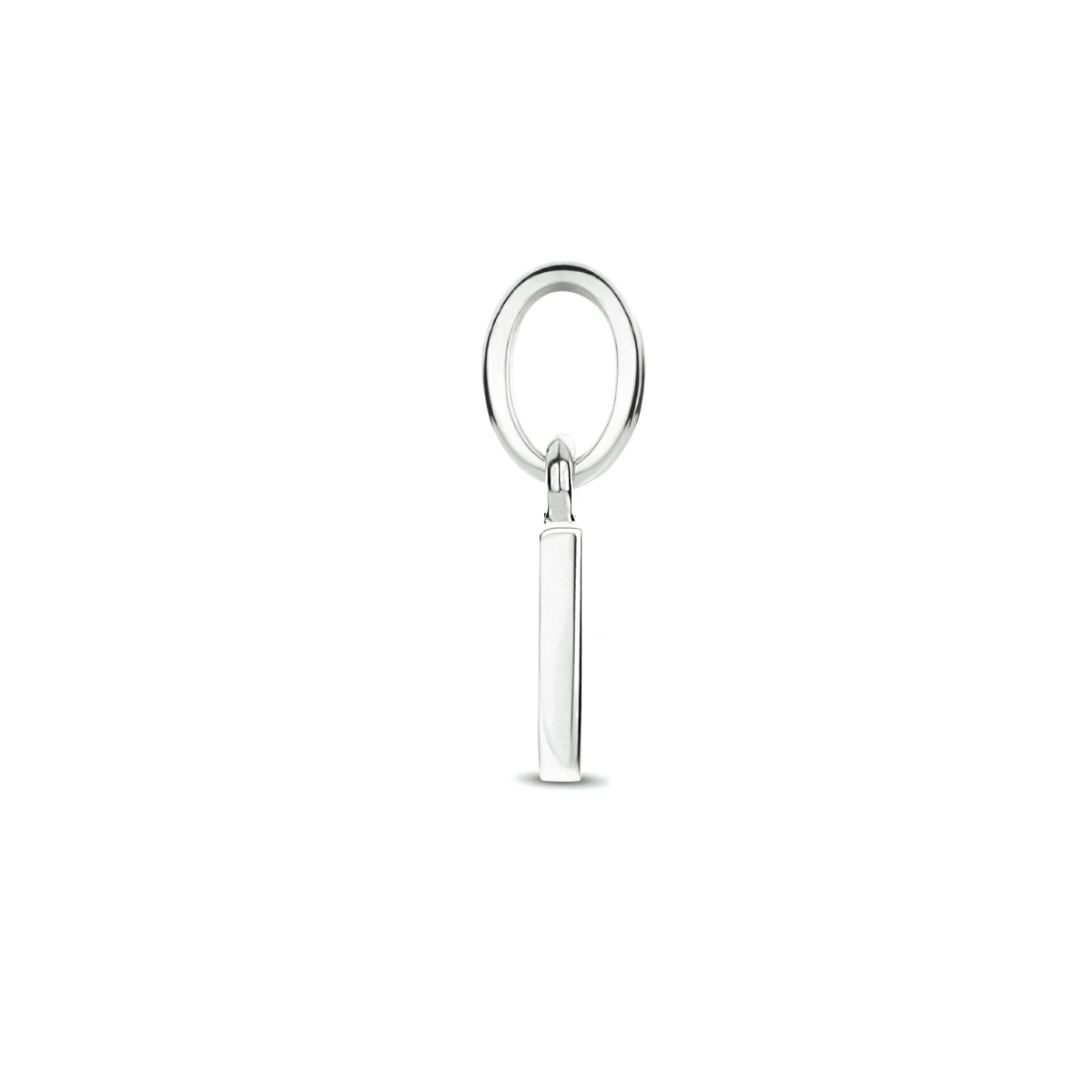 hanger letter zilver gerhodineerd