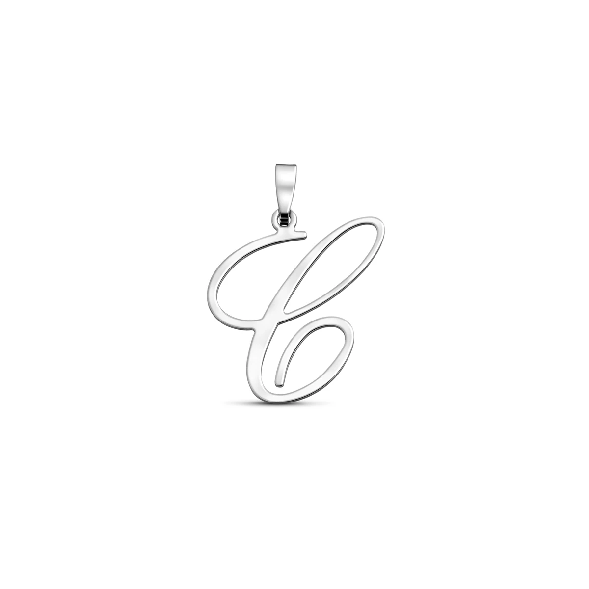 hanger letter zilver gerhodineerd