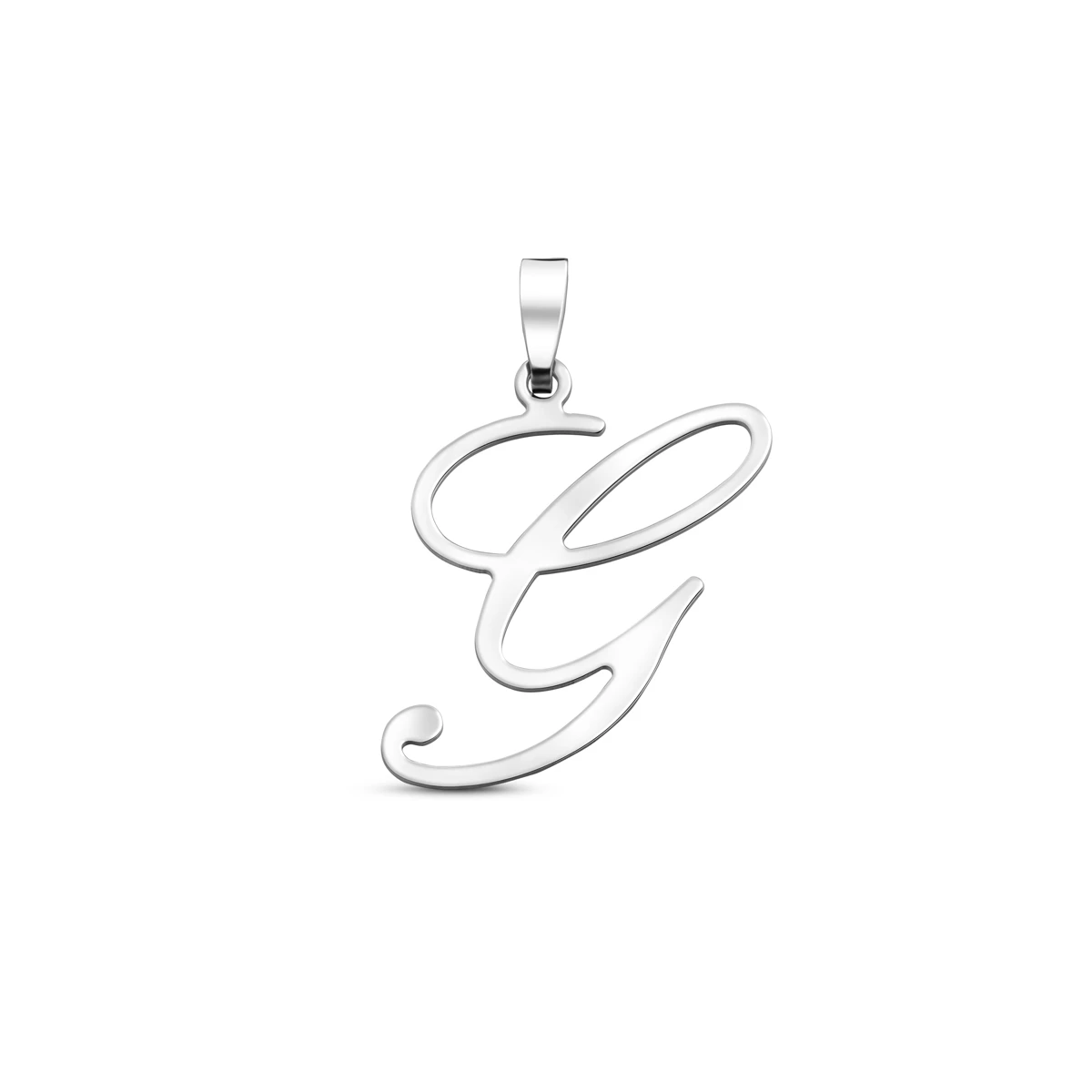 hanger letter zilver gerhodineerd