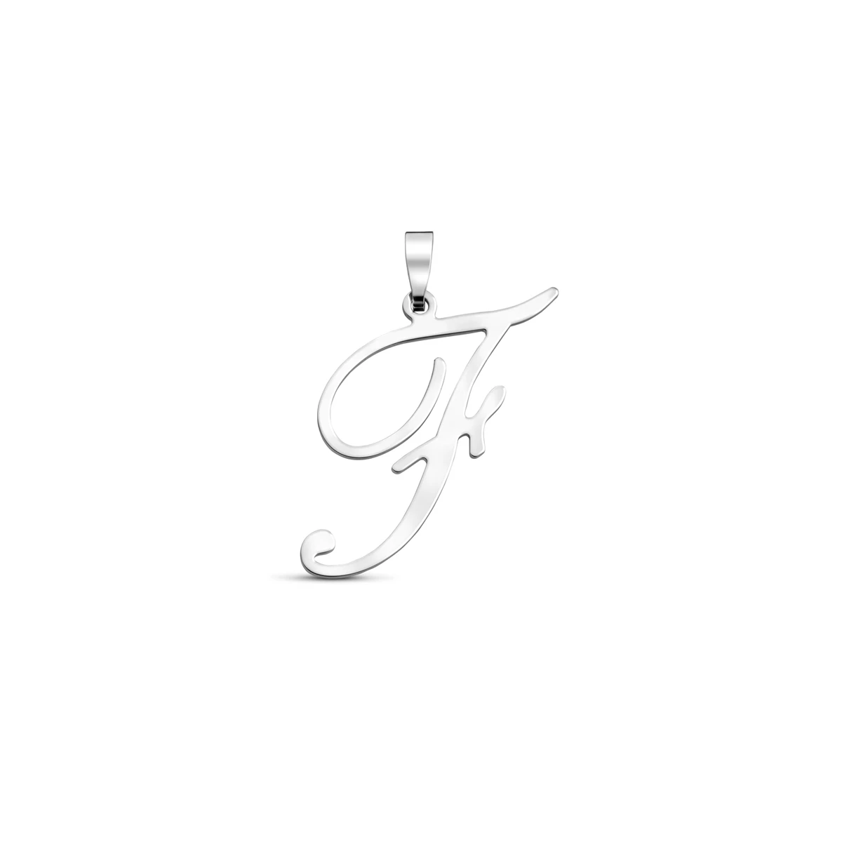 hanger letter zilver gerhodineerd