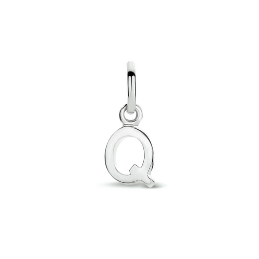 hanger letter zilver gerhodineerd
