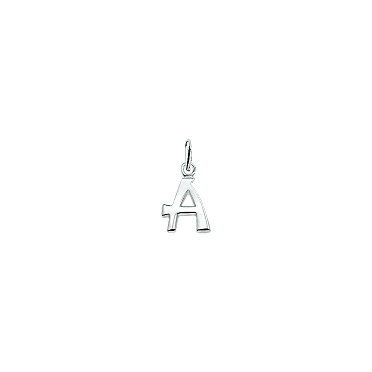 hanger letter zilver gerhodineerd