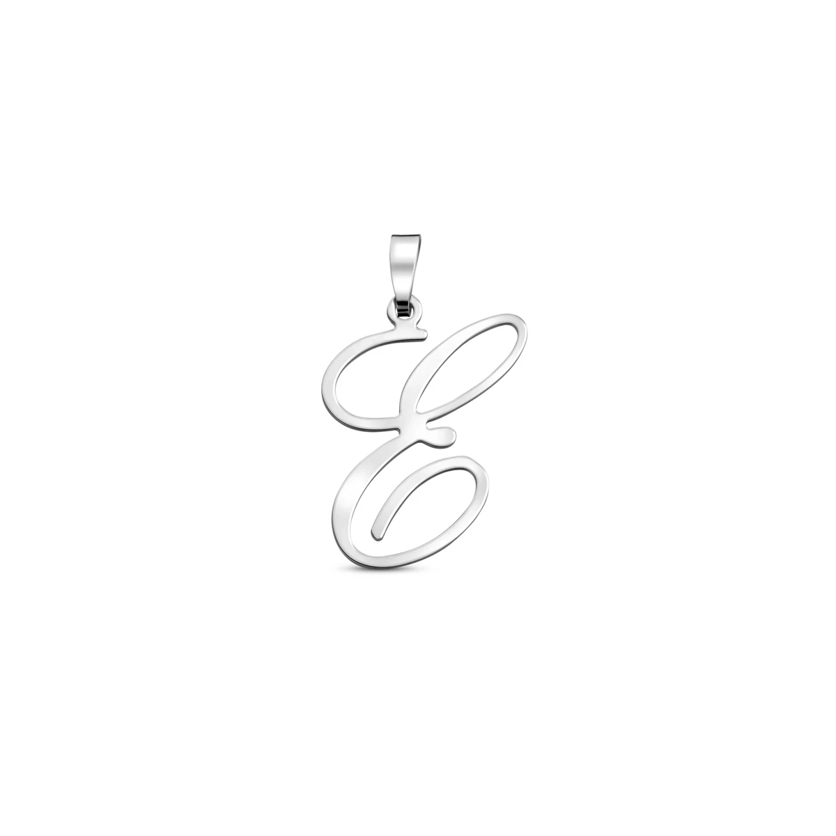 hanger letter zilver gerhodineerd
