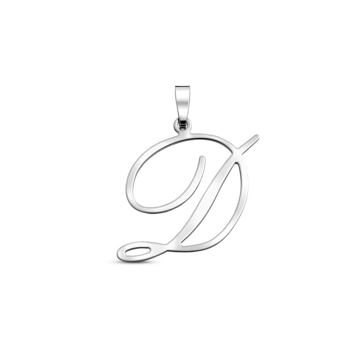 hanger letter zilver gerhodineerd