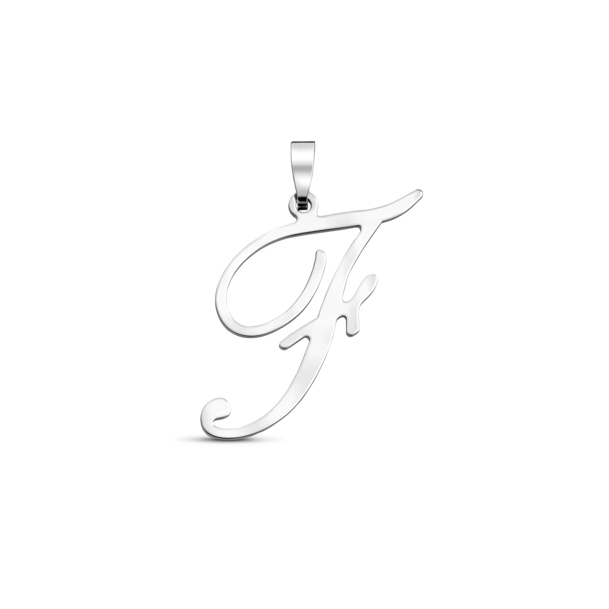 hanger letter zilver gerhodineerd