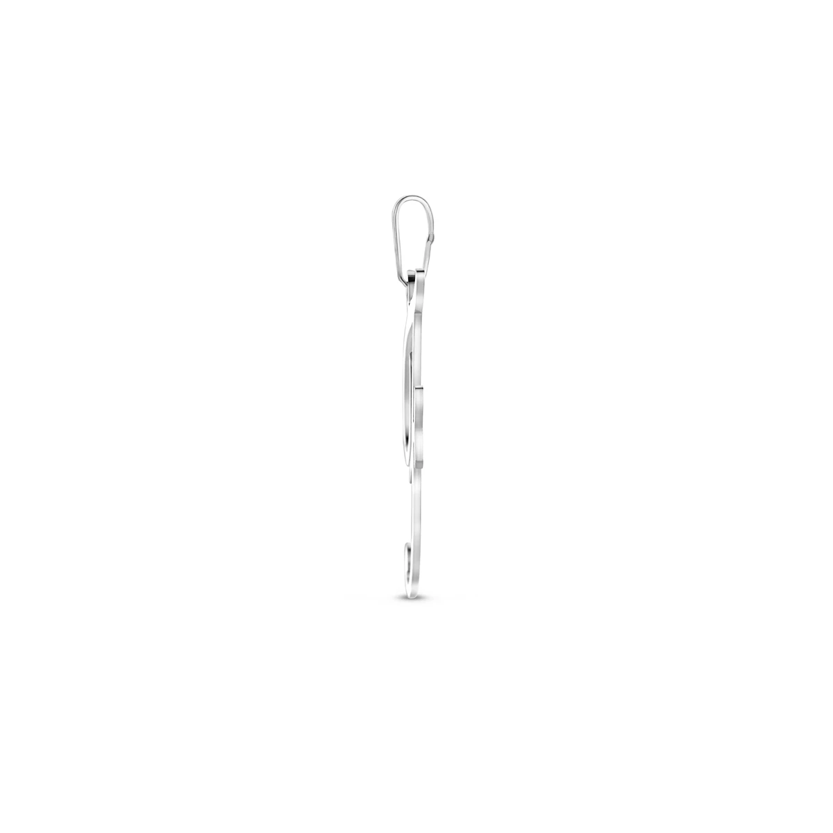 hanger letter zilver gerhodineerd