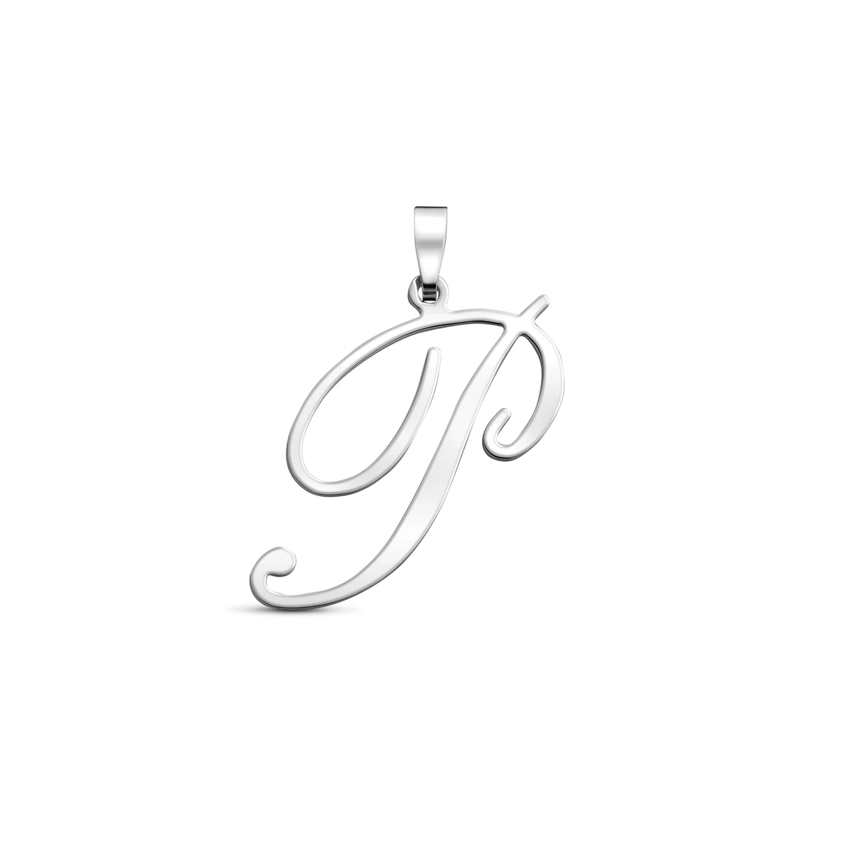 hanger letter zilver gerhodineerd