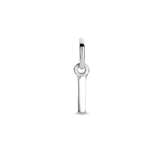 hanger letter zilver gerhodineerd