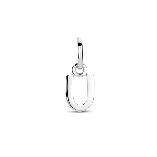 hanger letter zilver gerhodineerd