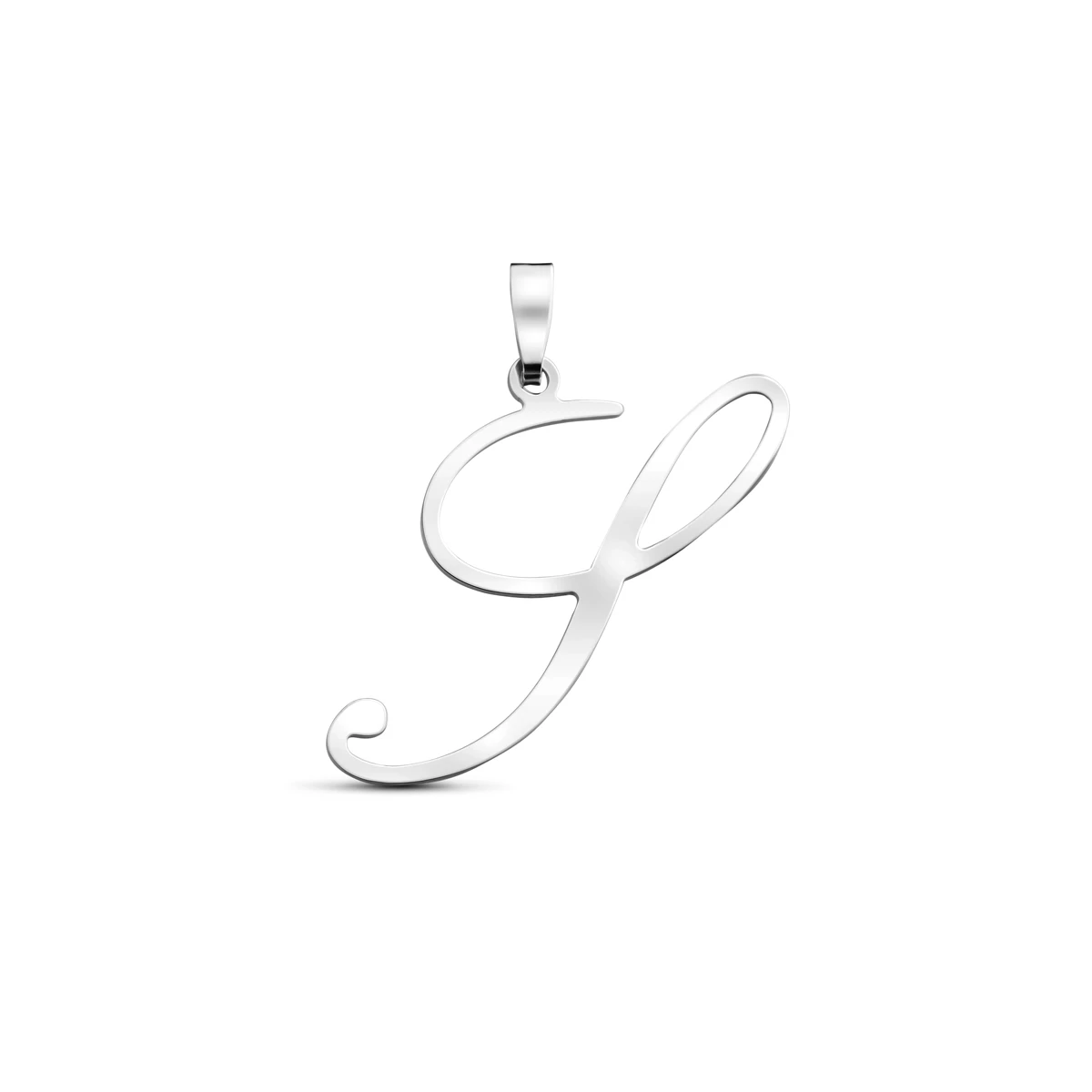 hanger letter zilver gerhodineerd